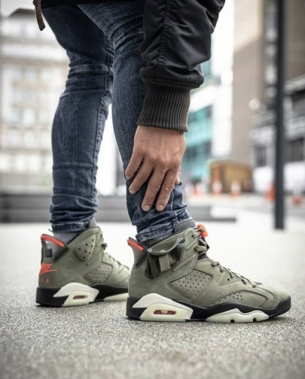 Jordan Retro 6 Travis Scott Cactus Men Shoes