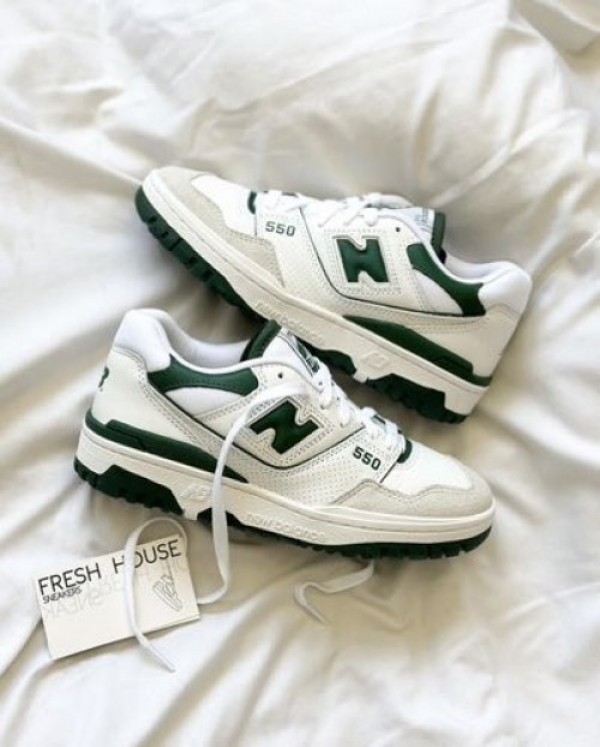 New Balance 550 Aime Leon Dore White Green