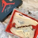 Nike Air Jordan 4 Off White Sail First Copy