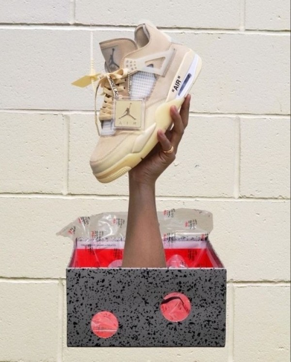 Nike Air Jordan 4 Off White Sail First Copy