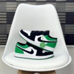 Nike Jordan Retro 1 Low Black Mystic Green