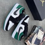 Nike Jordan Retro 1 Low Black Mystic Green