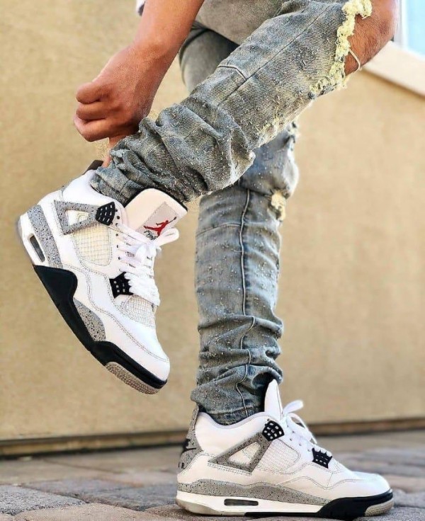 Nike Jordan Retro 4 White Cement