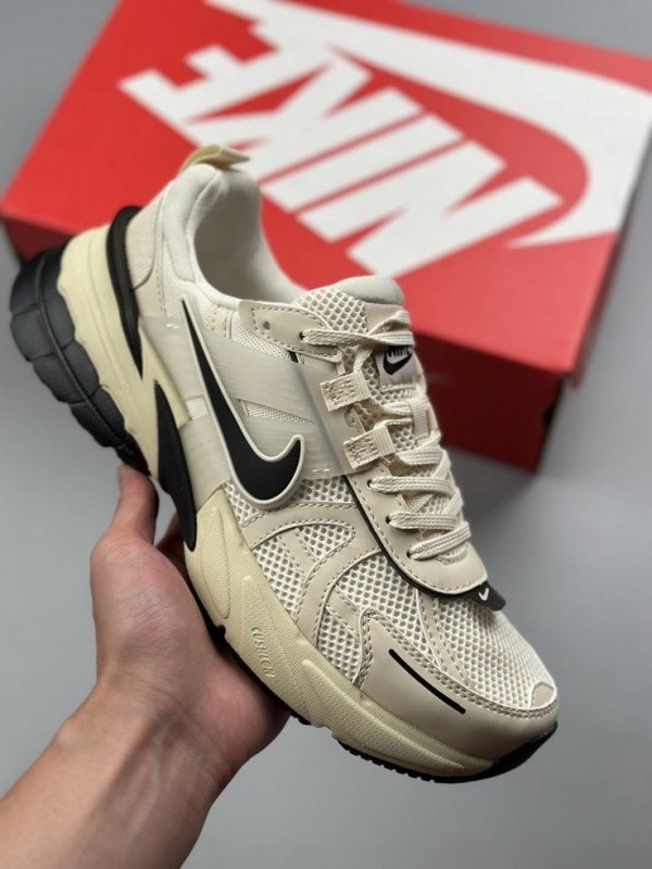 Nike V2K Run Light Beige Black