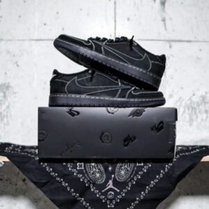 Travis Scott Air Jordan 1 Low OG Black Phantom