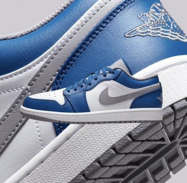 Jordan 1 Low True Blue First Copy Shoes