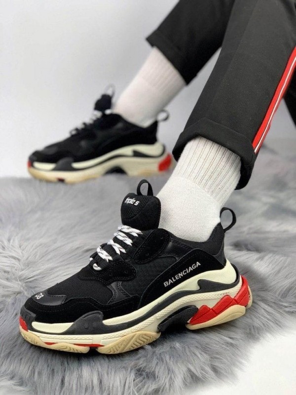 Balenciaga Triple S Black First Copy