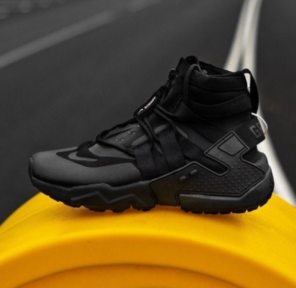 Nike Huarache Gripp GS Triple Black First Copy