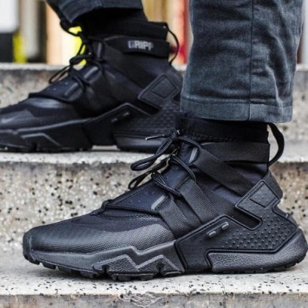 Nike Huarache Gripp GS Triple Black First Copy