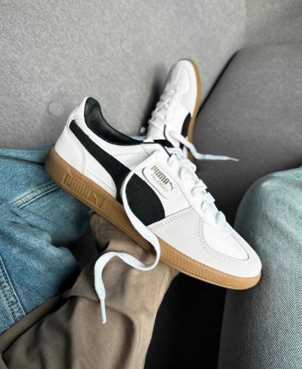 Puma Palermo White Black First Copy