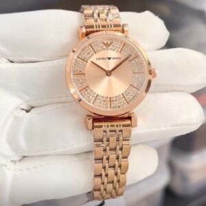 Armani Rose gold diamond