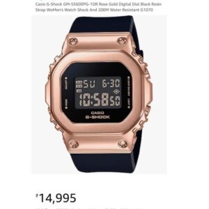 G shock Rose gold Digital Gm