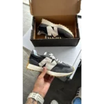 Classy New Balance 327 Cream Green Shoes For Men (S1H69)