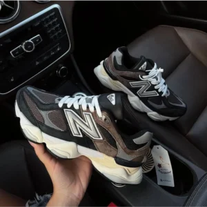 *New Balance 9060 Dark Brown Shoes For Men (LAZ439)