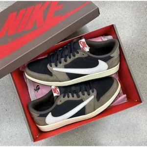 Nike Air Jordan 1 Low X Travis Scott Dark Mocha Shoes For Men (HS211)