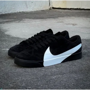 Nike Blazer City Low Black White Men Shoes (FT773)