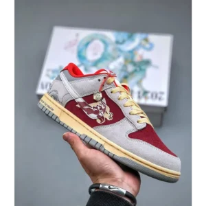 Nike Dunk Low CNY Year of the Dragon Red Shoes For Men (BOT1203)