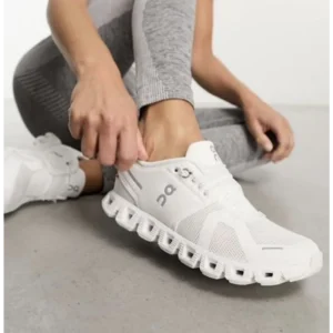 On Cloud 5 White Shoes For Men (HS246)