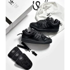 First Copy Adidas Bad Bunny Black Shoes For Men (FST1104)