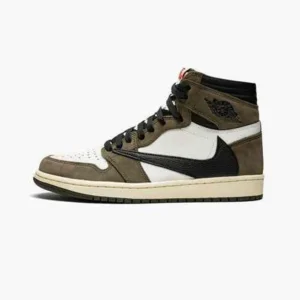 First Copy Air Jordan 1 X Travis Scott Mocha High Shoes For Men (SNC601)