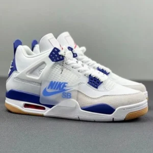 First Copy Jordan Retro 4 Sb Sapphire Blue Shoes For Men (LL505)