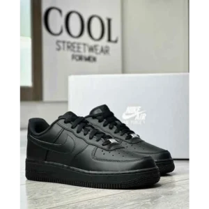 First Copy Nike Air Force 1 Black Shoes For Men (SP461)
