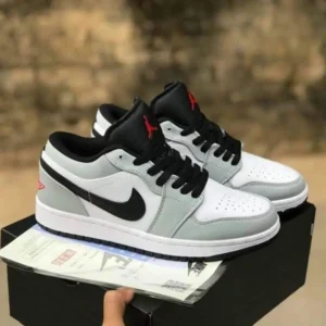 First Copy Nike Jordan Retro 1 Low Smoke Grey Heavy Shoes For Men (SFS1330)