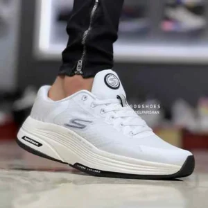 First Copy Skechers Hyper Burst White Shoes For Men (SNC579)