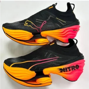 Puma Fast-RB NITRO Elite Black Shoes For Men (LAB655)