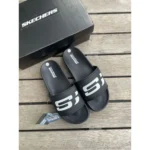 Skechers Hyper Burst Slides Gambix 2.0 Black For Men (BSF532)