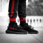 First Copy Adidas Yeezy Boost 350 Bred Shoes for Men (SW4720)