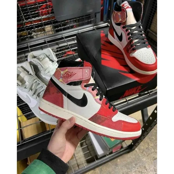 Imported Air Jordan 1 Across The Spider Verse Heavy Glow Shoes For Men (FT704)