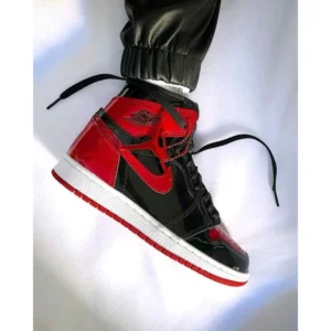 Imported Air Jordan 1 Retro High Og Patent Bred Shoes For Men (FT709)