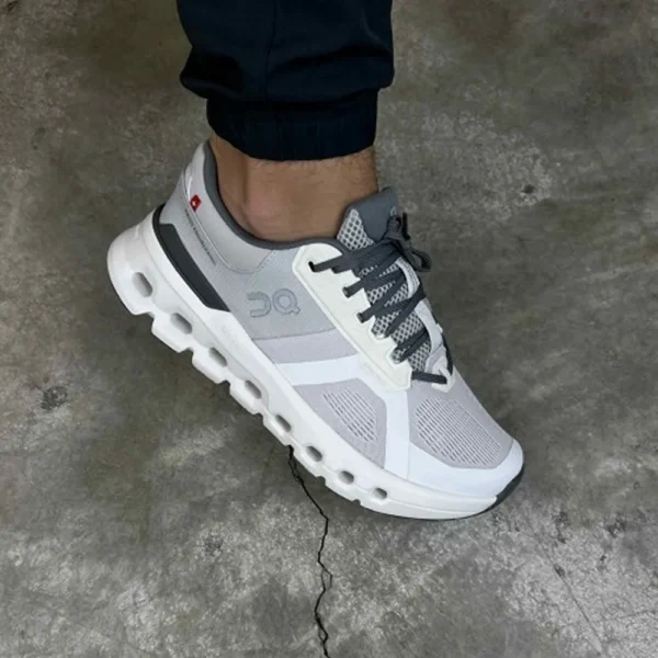 Imported Cloud Runner 2 White Frost Shoes For Men (FT703)
