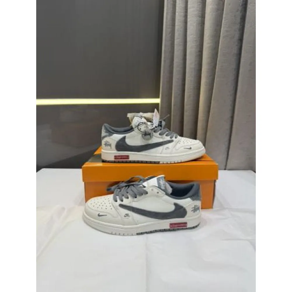 Imported Nike Air Jordan 1 X Travis Scott X Supreme Shoes For Men (BSF1079) Imported Nike Air Jordan 1 X Travis Scott X Supreme Shoes For Men (BSF1079)
