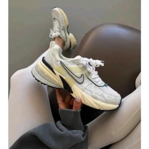 Imported Nike V2k Run Summit White Navy Metallic Shoes For Men (FT708)