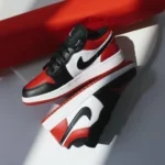 Jordan Retro 1 Low Bred Toe Shoes For Men (ETS340)