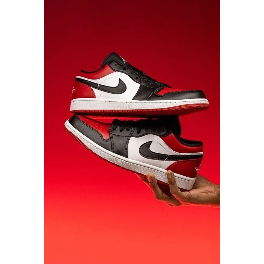 Jordan Retro 1 Low Bred Toe Shoes For Men (ETS340) Jordan Retro 1 Low Bred Toe Shoes For Men (ETS340)