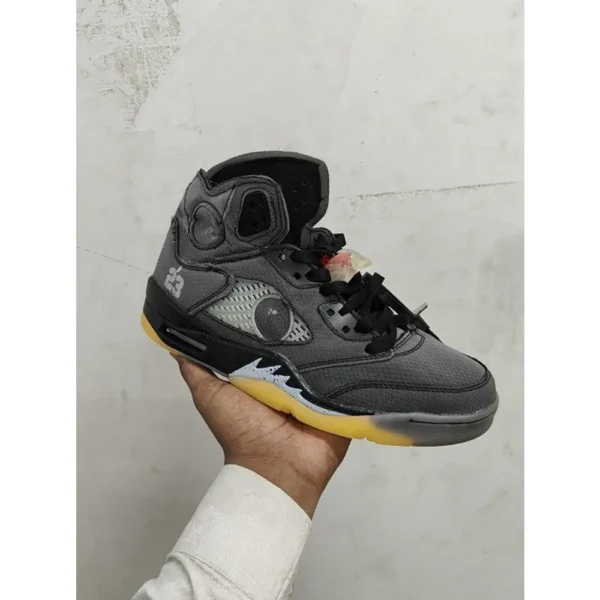 Nike Air Jordan 5 Muslin X Off White Shoes For Men (BSF976)