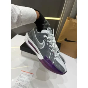 Nike Air Zoom Gt Cut 3 Ashen Slate Grey Grape Shoes For Men (LAB1256)