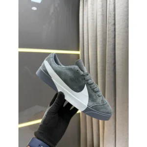 Nike Blazer City Low Lx Suede Grey White Shoes For Men (LAB1204)