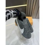 Nike Blazer City Low Lx Suede Grey White Shoes For Men (LAB1204)