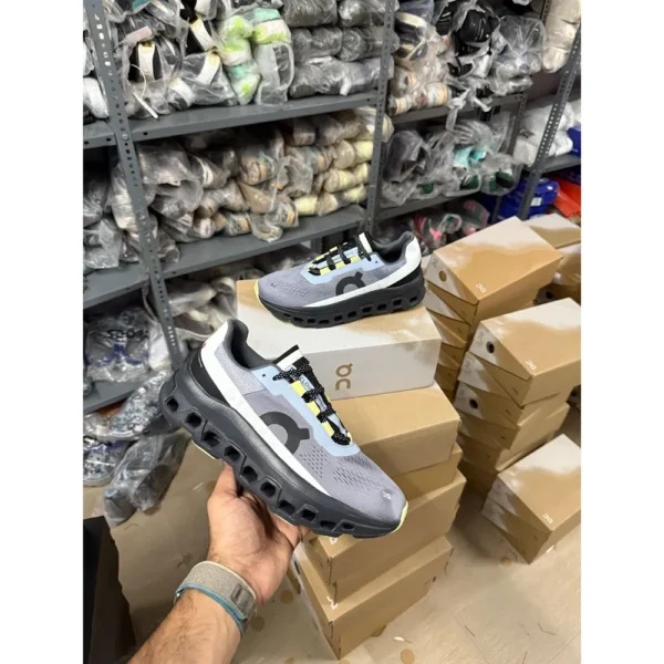 On Running Cloudmonster 2 Grey Shoes For Men (LAB1263)