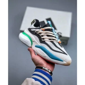 Premium Adidas Alpha Boost V1 Green Solar Gold Shoes For Men (SL696)