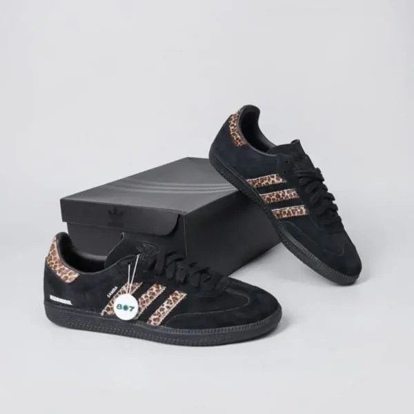 Premium Adidas End X Neighborhood X Samba Black Leopard Shoes For Men (SL699)