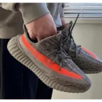 Premium Adidas Yeezy 350 Sply Grey Orange Shoes For Men (SL700)