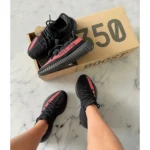 Premium Adidas Yeezy 350 V2 Core Black Shoes For Men (FT446)