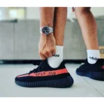 Premium Adidas Yeezy 350 V2 Core Black Shoes For Men (FT446)