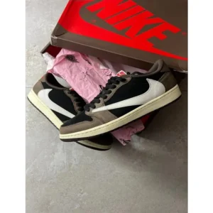 Premium Air Jordan 1 Low X Travis Scott Dark Mocha Shoes For Men (SL613)