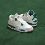 Premium Air Jordan Retro 4 Pine Green Shoes For Men (FT460)